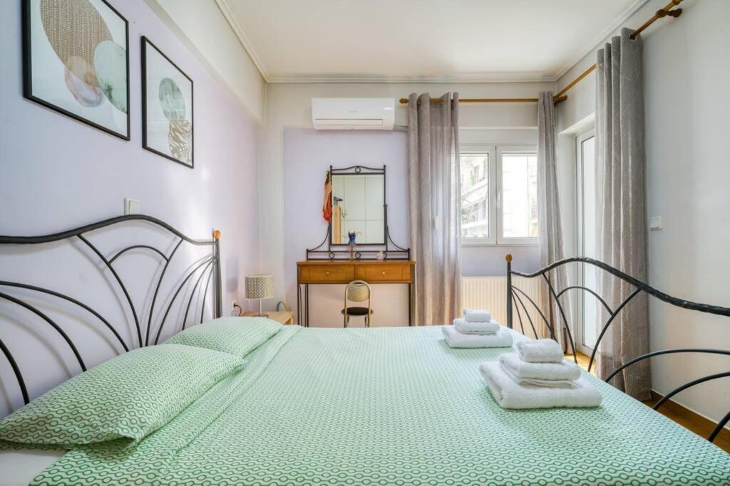 Spacious Family Flat Near Parthenon Free Parking Athènes Extérieur photo